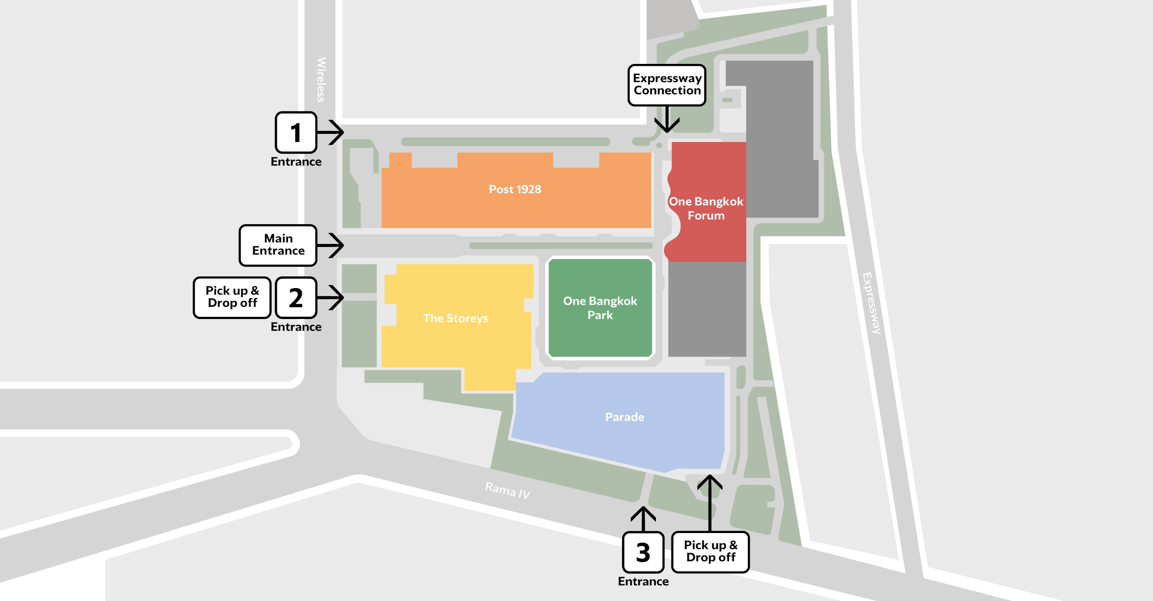 Parking and Facilities Map